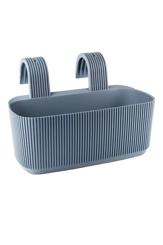 Qorasuv Plastik 6 dona Rangli Pera Osma Balkon va Devor Gultuvagi - Ko'p Rangli - 5