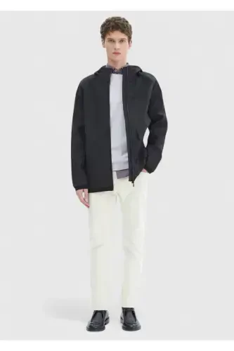 Qorong'i kulrang to'qima palto - 4