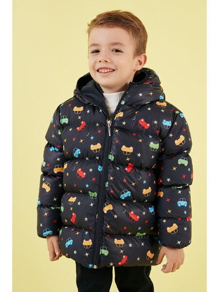 Qo'shimcha to'ldirilgan yumshoq qoplama bilan jihozlangan kapotli puffer ko'ylagi 5763003 - LC WAIKIKI