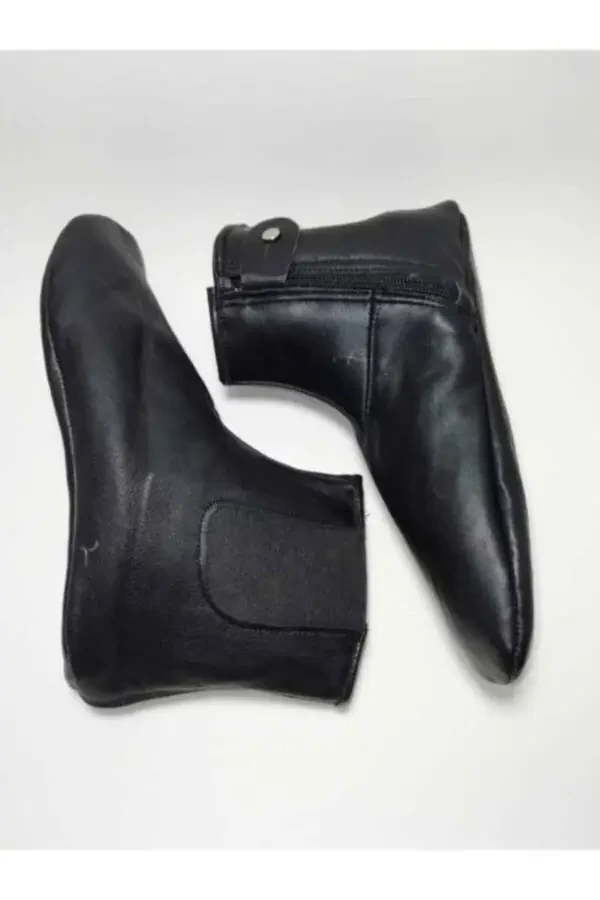 Qo'y terisidan tikilgan, fermuarli, latsikli va miflon qoplamalı palto. - 1