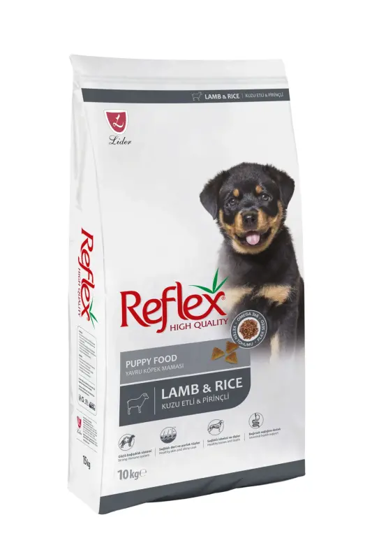 Qo'zi go'shti va guruchli kuchukcha it oziq-ovqatlari 10 kg - REFLEX