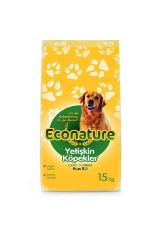 Qo'ziqorinli Katta Itlar Uchun Oziq 15 Kg - ECONATURE