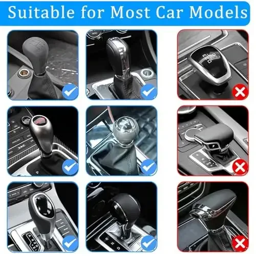 QTZFKFLHD Gear Shift Hoodie, Funny Gear Shift Knob, Universal Car Shift Knob Hoodie Automotive Interior Novelty Accessories - 1