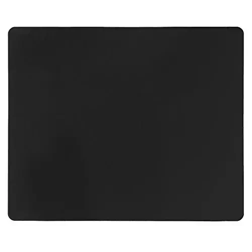 Quality Selection Large Gaming Mouse Pad Non-Slip Rubber Base Mousepad, Super Tracking Accuracy and Smooth Surface Mouse Control, Mouse Pads works with All Mouse Types 12.60 x 10.60 in No Logos, Black - QUALITY SELECTION