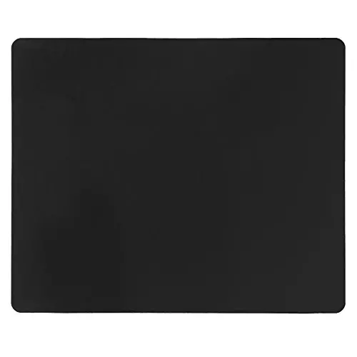 Quality Selection Large Gaming Mouse Pad Non-Slip Rubber Base Mousepad, Super Tracking Accuracy and Smooth Surface Mouse Control, Mouse Pads works with All Mouse Types 12.60 x 10.60 in No Logos, Black - QUALITY SELECTION