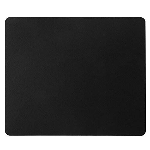 Quality Selection Mouse Pad Non-Slip Rubber Base Computer Mousepad, Superb Tracking Accuracy and Smooth Surface Mouse Control, Mouse Pads for Office, Home & Gaming 7.75 x 9.25 in, No Logos, Black - 1