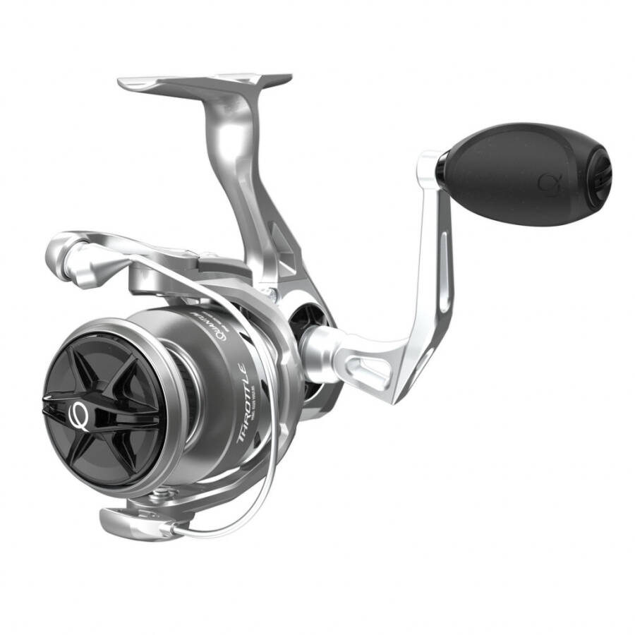 Quantum Throttle Spinning Fishing Reel, Size 25 Reel, Silver - 1
