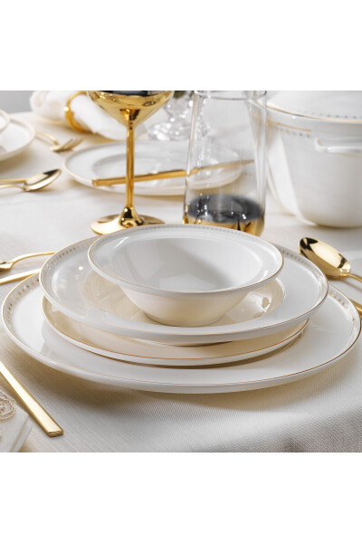 Queen Classy Bone Dinner Set 60 Pieces - 2