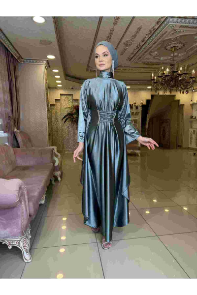 Queen modest dress - ICE GREEN - 3