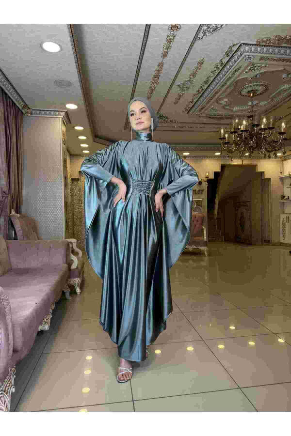 Queen modest dress - ICE GREEN - 4