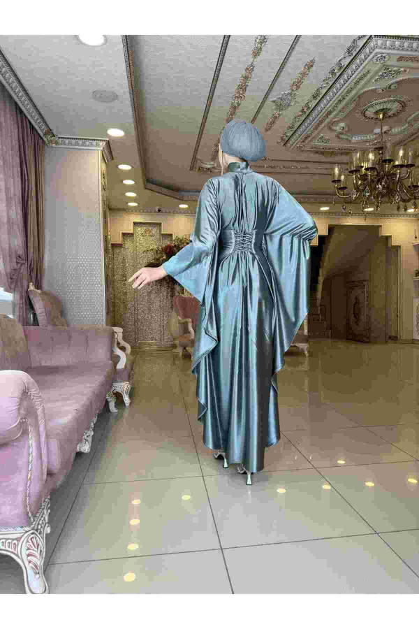 Queen modest dress - ICE GREEN - 7