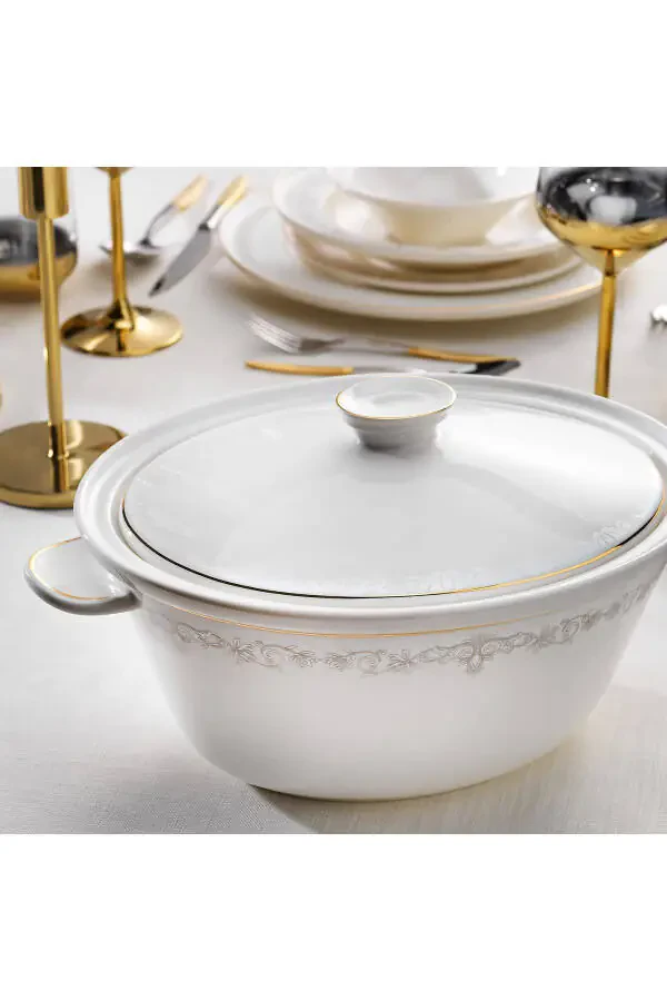 Queen Natty Bone Dinner Set 60 Pieces Gold - 7