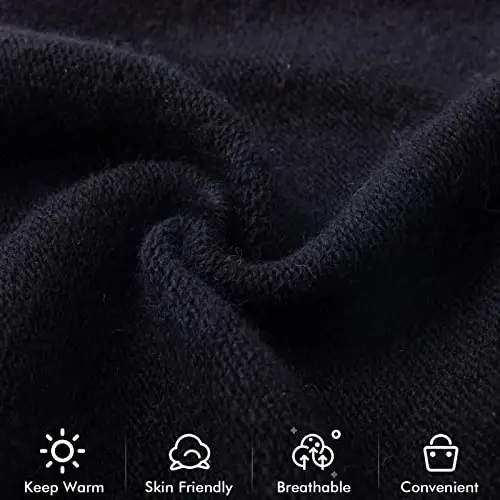QUEENFUR Knit Slouchy Beanie Hats for Women CasModazoneere Ski Cap Knitted Wool Soft Warm Winter Hat - 5