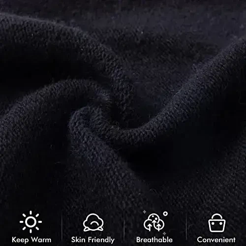 QUEENFUR Knit Slouchy Beanie Hats for Women CasModazoneere Ski Cap Knitted Wool Soft Warm Winter Hat - 5