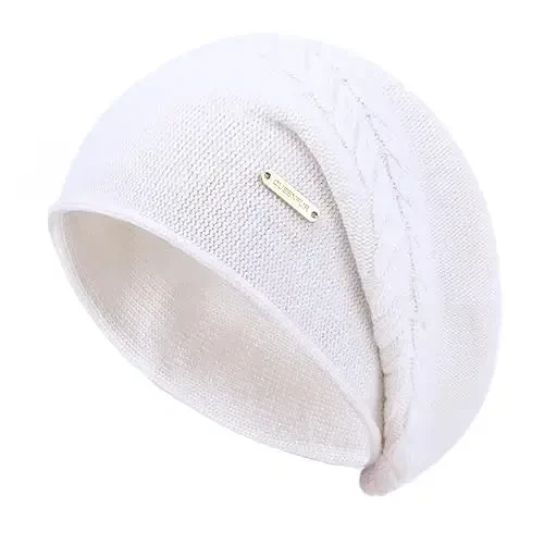 QUEENFUR Knit Slouchy Beanie Hats for Women CasModazoneere Ski Cap Knitted Wool Soft Warm Winter Hat - MODAZONE