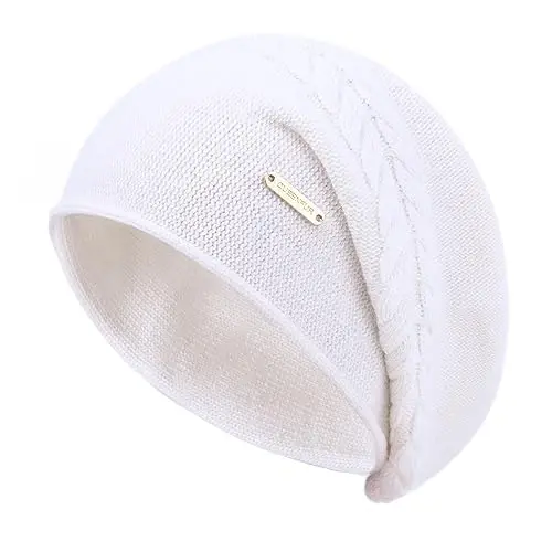 QUEENFUR Knit Slouchy Beanie Hats for Women CasModazoneere Ski Cap Knitted Wool Soft Warm Winter Hat - 1