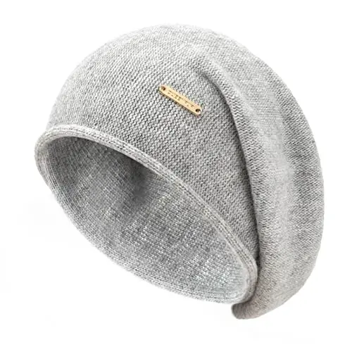 QUEENFUR Knit Slouchy Beanie Hats for Women CasModazoneere Ski Cap Knitted Wool Soft Warm Winter Hat - 1