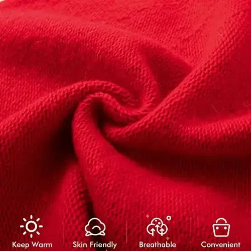 QUEENFUR Knit Slouchy Beanie Hats for Women CasModazoneere Ski Cap Knitted Wool Soft Warm Winter Hat - 5