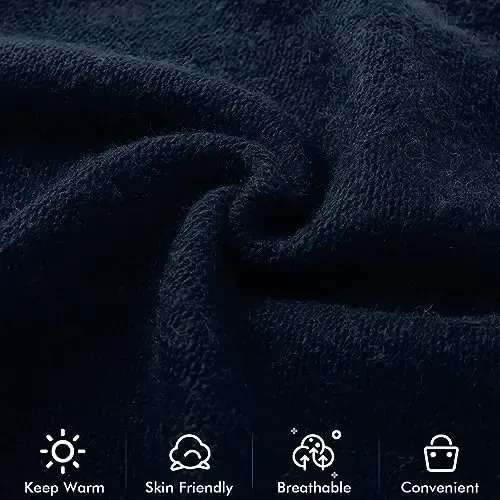 QUEENFUR Knit Slouchy Beanie Hats for Women CasModazoneere Ski Cap Knitted Wool Soft Warm Winter Hat - 5