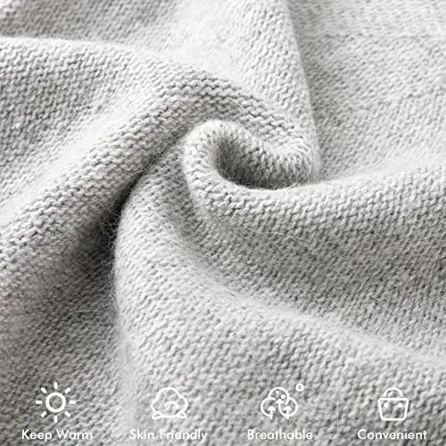 QUEENFUR Knit Slouchy Beanie Hats for Women CasModazoneere Ski Cap Knitted Wool Soft Warm Winter Hat - 5
