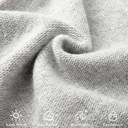 QUEENFUR Knit Slouchy Beanie Hats for Women CasModazoneere Ski Cap Knitted Wool Soft Warm Winter Hat - 5