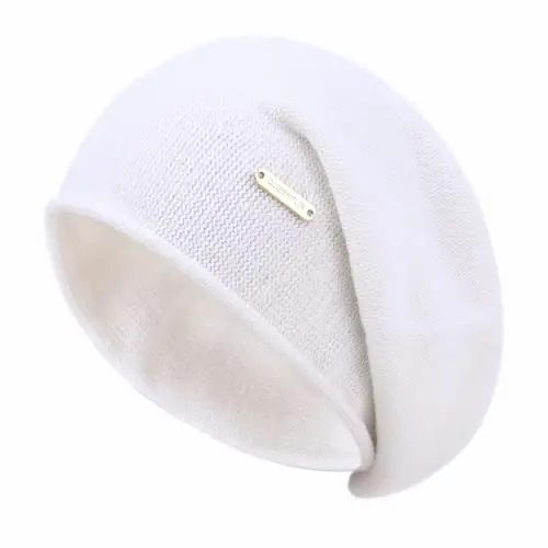 QUEENFUR Knit Slouchy Beanie Hats for Women CasModazoneere Ski Cap Knitted Wool Soft Warm Winter Hat - 1