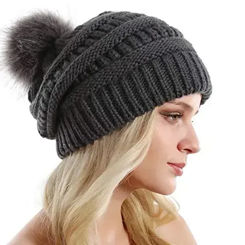 QUEENFUR Winter Women Thick Cable Knit Ribbed Infinity Circle Loop Scarf - 4