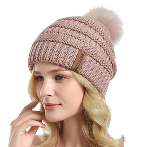 QUEENFUR Winter Women Thick Cable Knit Ribbed Infinity Circle Loop Scarf - 3