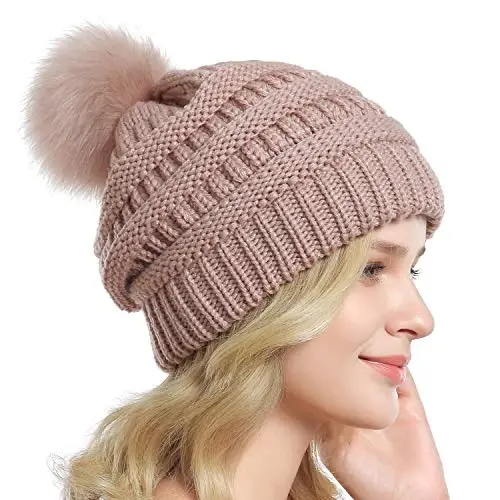 QUEENFUR Winter Women Thick Cable Knit Ribbed Infinity Circle Loop Scarf - 4