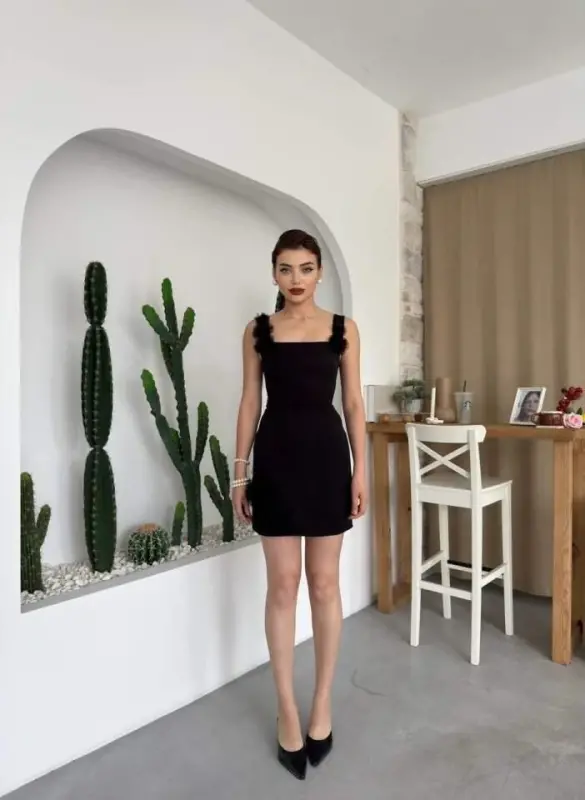 Ques Mini Elbise - 8