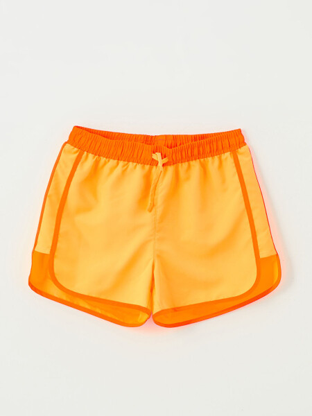 Quick-Drying Elastic Waist Girl's Beach Shorts - 1