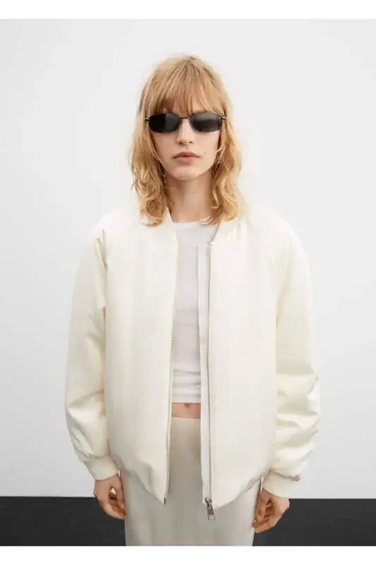 Quilted Bomber Jacket - 1