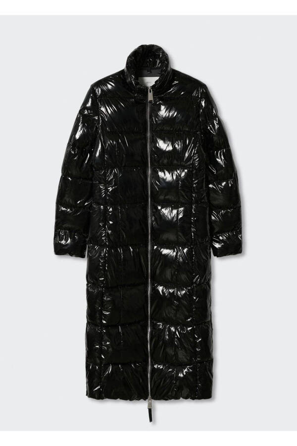 Quilted Long Anorak - 3