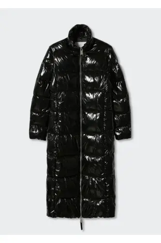 Quilted Long Anorak - 3