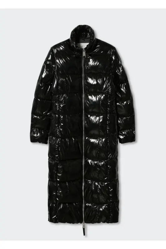 Quilted Long Anorak - 3