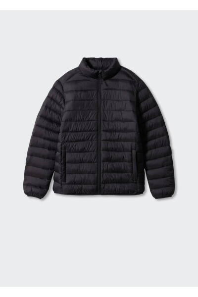Quilted side zip anorak - 3