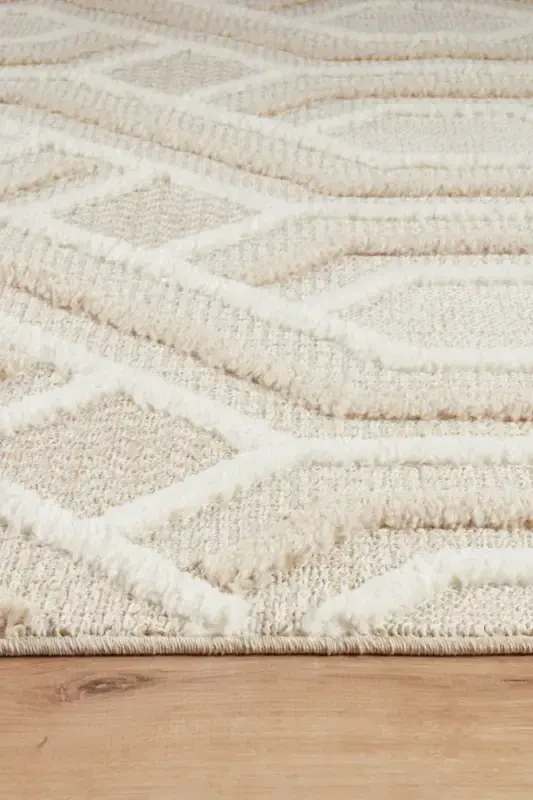 Quincey Bukleli Yumshoq Peluş Post Shaggy Krem Bolalar Xonasi Mehmonxonasi Salon Oshxona Gilami-KREM GRİ - 4