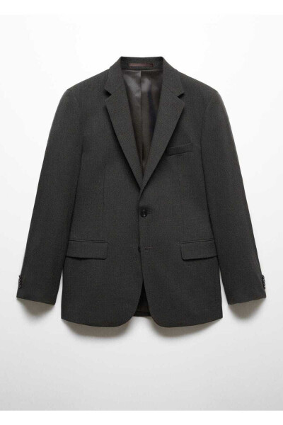 Qulay cho'ziladigan mato yordamida ishlangan tor blazer pidjagi - 3