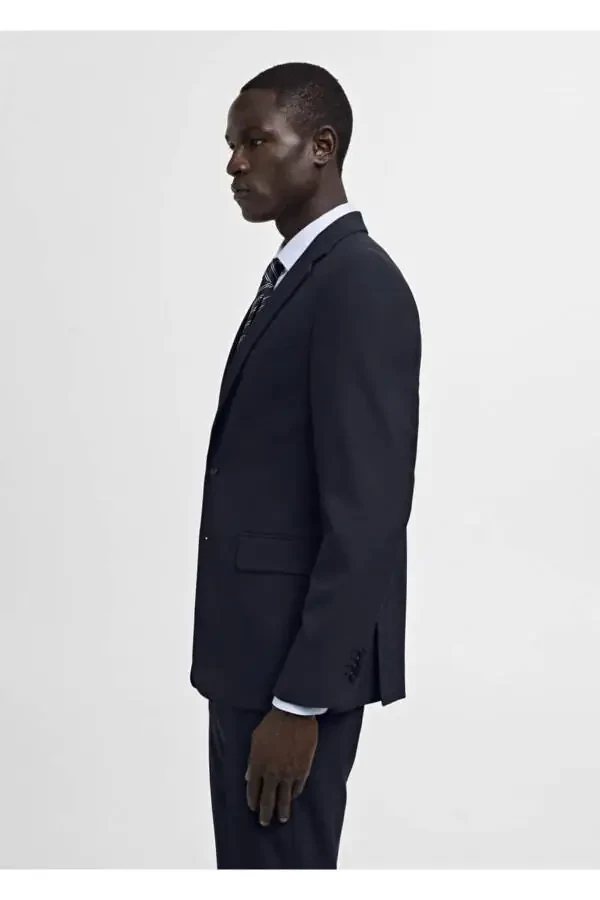 Qulay strech matodan tayyorlangan tor kesim blazer ko'ylagi - 7