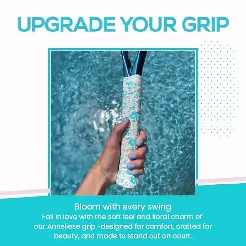 Qulupnay va qaymoqli tennis tasmasi va namlagich to'plami - 2 ta yopishqoq 45 dyuym uzunlikdagi x 0,98 dyuym kenglikdagi raketka dastasi ustki qoplamasi va 1 ta mos keladigan ping namlagichi - 2