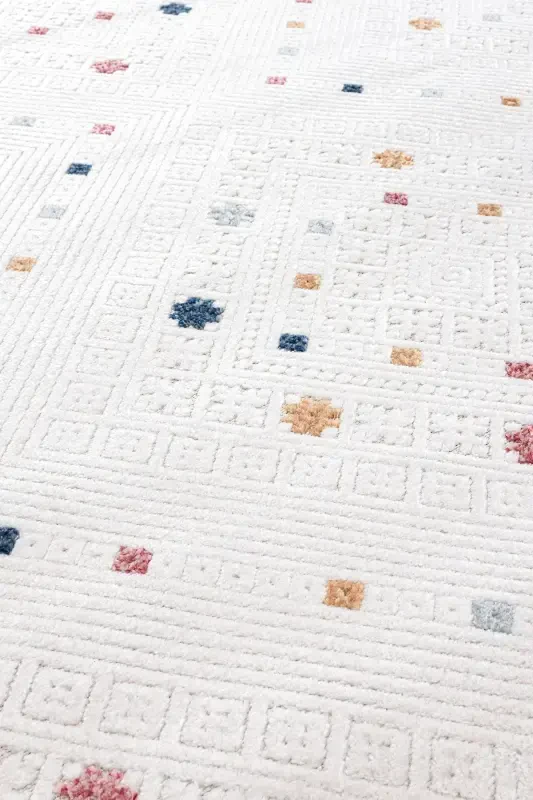 Qumli krem Multi buklanadigan, tozalash oson gilam 65548a-Qumli krem Multi - 4