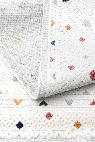 Qumli krem Multi buklanadigan, tozalash oson gilam 65548a-Qumli krem Multi - 6