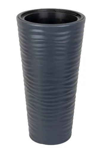 Qumlik Vaza Dekorativ Guldon Antratsit 5.5 Lt Ich Hajneli-ANTRASIT - 2
