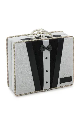 Quran Set Suitable for Groom's Dowry, Bridal Prayer Rug Set White-Black-White - IHVAN ONLINE (1)