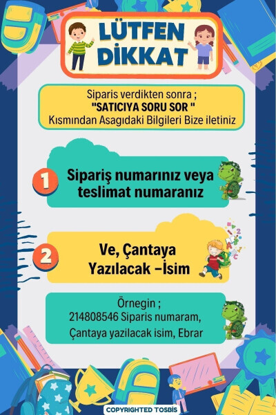 Quyon Pushti 0 - 8 Yosh Bolalar Bog'chasi Maktab / Plush Ruxsatnoma - 15