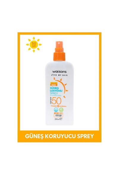 Quyoshdan himoya qiluvchi tana spreyi SPF50 200 ml - 1