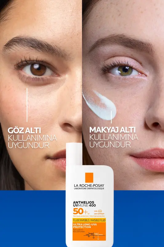 Quyoshdan himoya qiluvchi teri parvarishi to'plami: Anthelios Uvmune yuz uchun quyosh kremi 50ML & Termal suv 50ML - 6