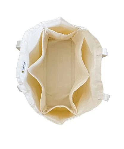 Quyoshgulli Onalik Ona Kasalxona Sumkasi | Mama Kanvas Tote Sumkasi Olti Cho'ntakli Tashkilot | Ona Uchun Chaqaloq Dushlariga Sovg'a Uchun Yoqimli Tote Sumkalar | Kasalxona yoki Diaper Sumkasi Uchun Ona Sumkasi - Sunflower (1)