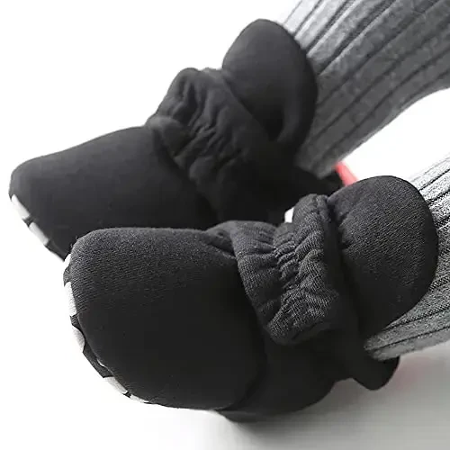 QWZban Baby Booties Infant Newborn Boys Girls Slippers Warm Crib Sock Shoes Indoor First Walkers Prewalker - QWZBAN (1)
