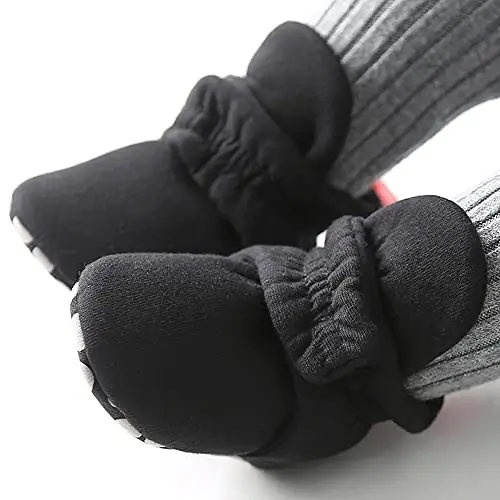 QWZban Baby Booties Infant Newborn Boys Girls Slippers Warm Crib Sock Shoes Indoor First Walkers Prewalker - 2